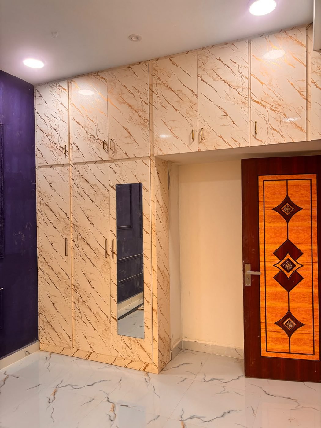 PVC wardrobe interior finish by GENZ Interior Solutions